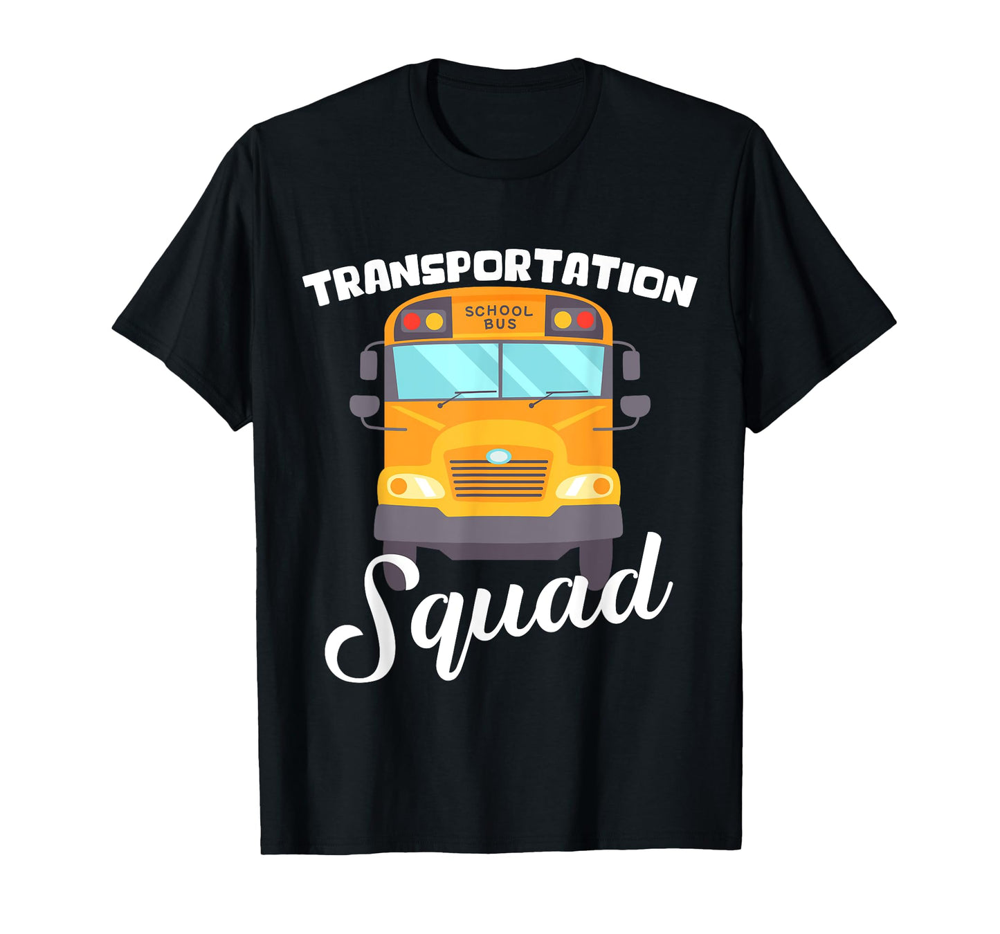 Transportation Squad Back to School Bus Driver Monitor Aide T-Shirt