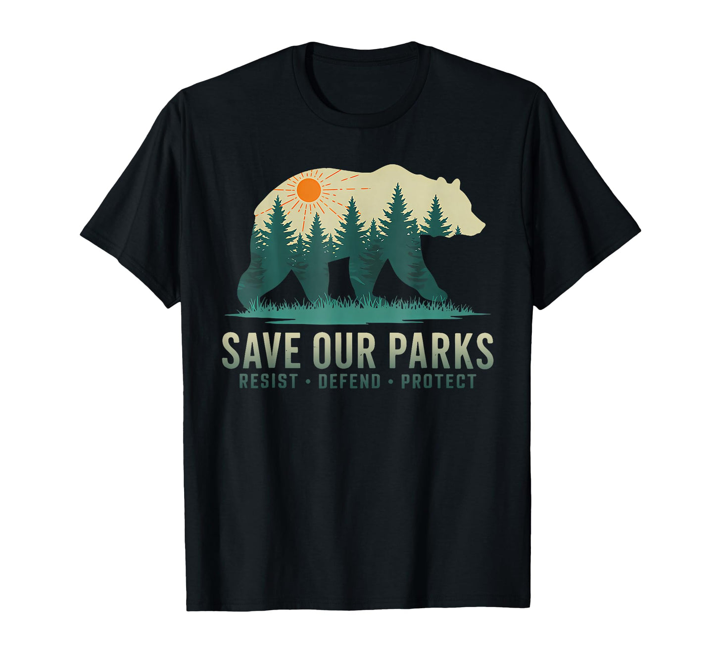 Save Our Parks Resist National Park Protect ALT US T-Shirt