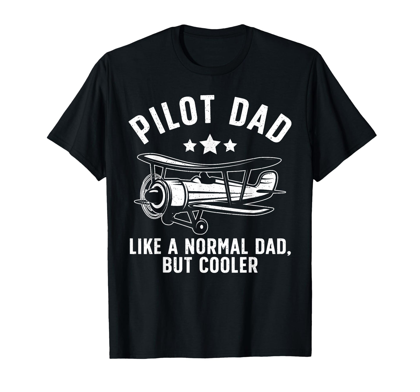 Funny Pilot Dad Art For Men Father Aviation Airplane Pilot T-Shirt