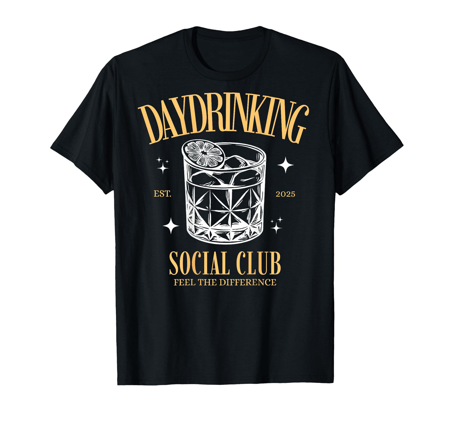 Daydrinking social club | Day Drinking Cocktail back print T-Shirt