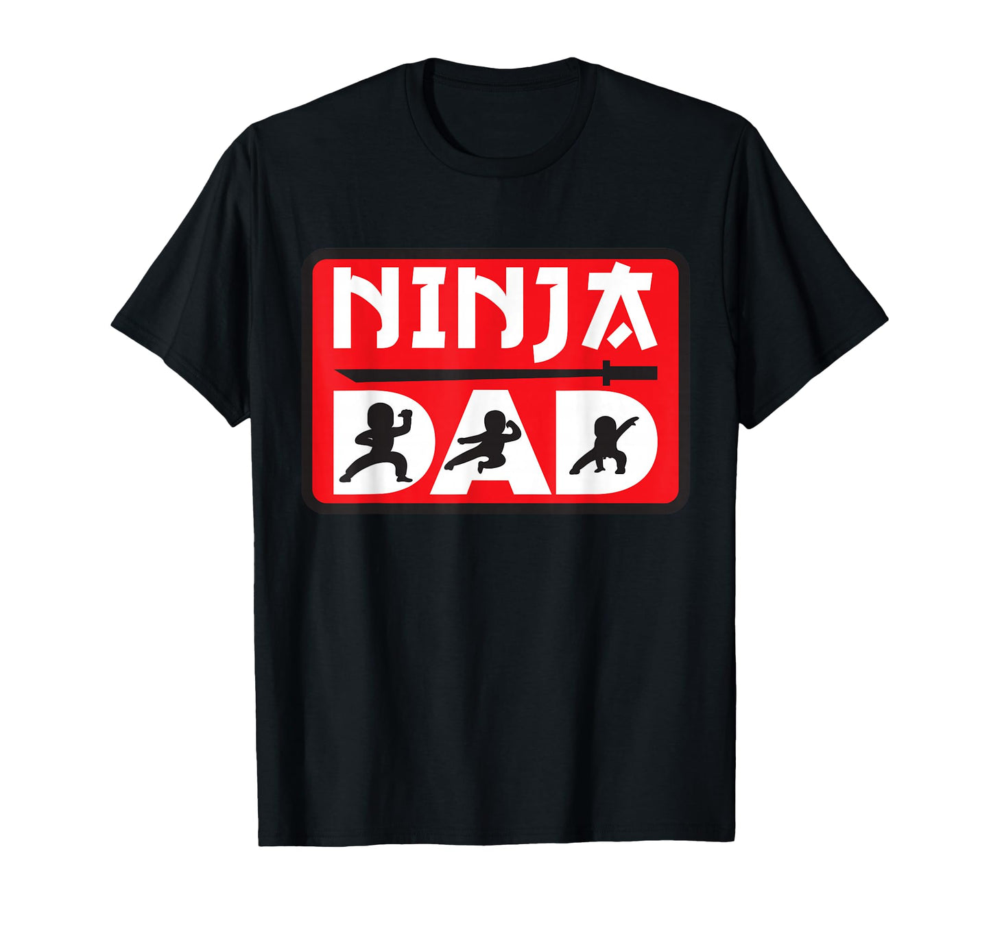 Ninja Dad Matching Family Ninja Warrior Funny Gift T-Shirt