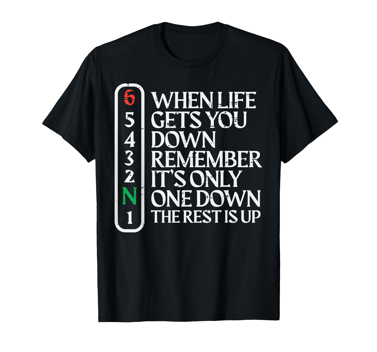Biker When Life Gets You Down Motorcycle Gear Men Women Kids T-Shirt