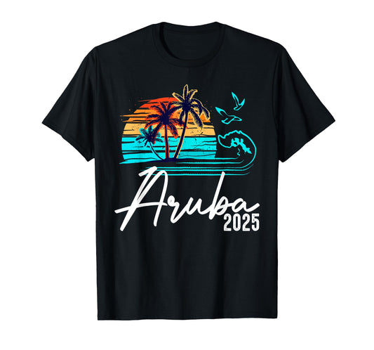 Aruba 2025 Vacation Souvenir Holiday Matching Family Group T-Shirt