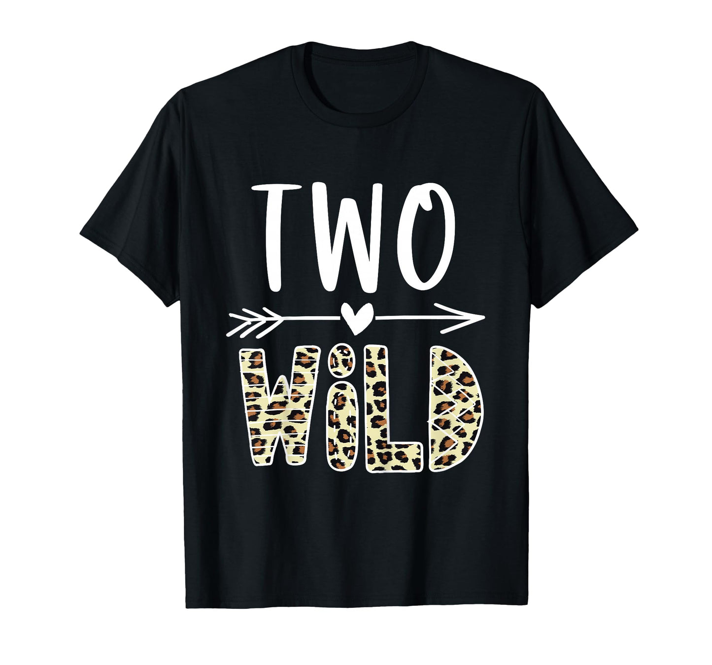 Two Wild 2 Year Old Girl Gifts 2nd Birthday Second BDay T-Shirt