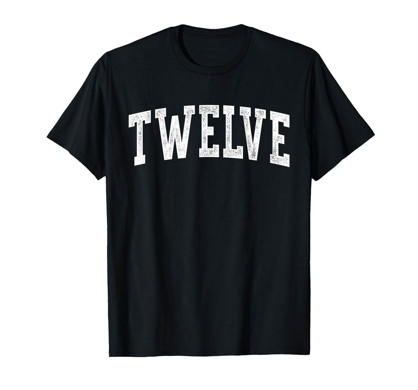Twelve Minimalist 12th Birthday Design 12-Year-Old T-Shirt