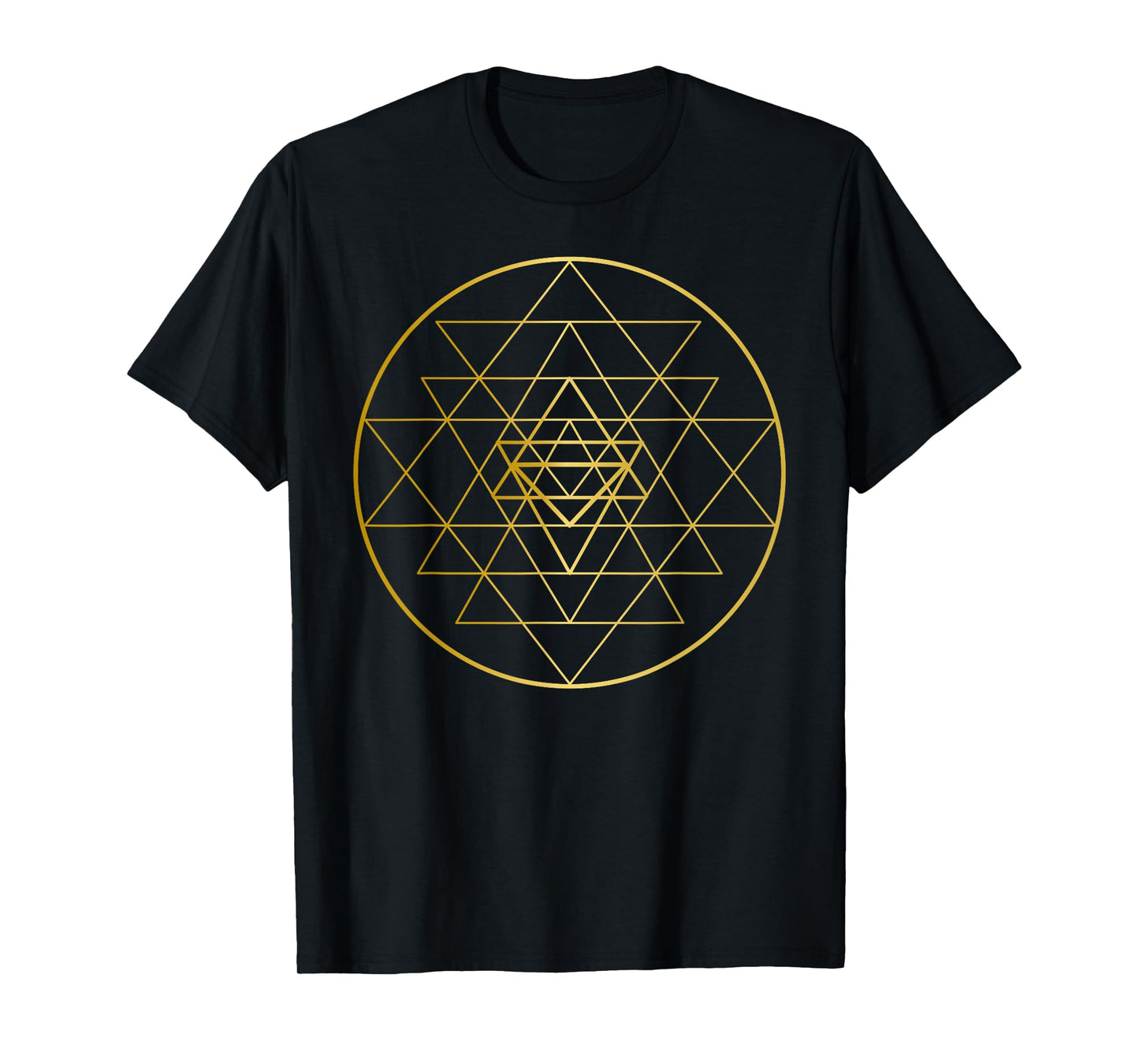 Sri Yantra Chakra Mantra Sacred Geometry Art T-Shirt