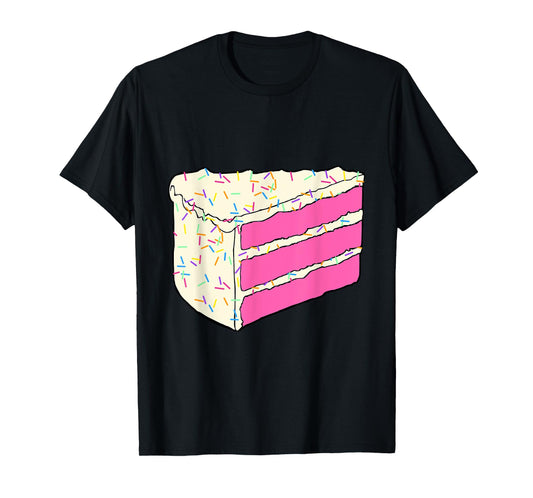 Cute Pink Cake Slice Halloween Costume Food Dress Up Cosplay T-Shirt