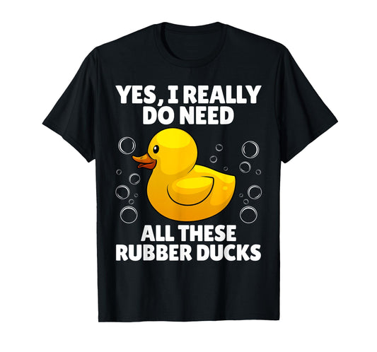 Rubber Duck Art For Men Women Yellow Rubber Ducky Duck Lover T-Shirt