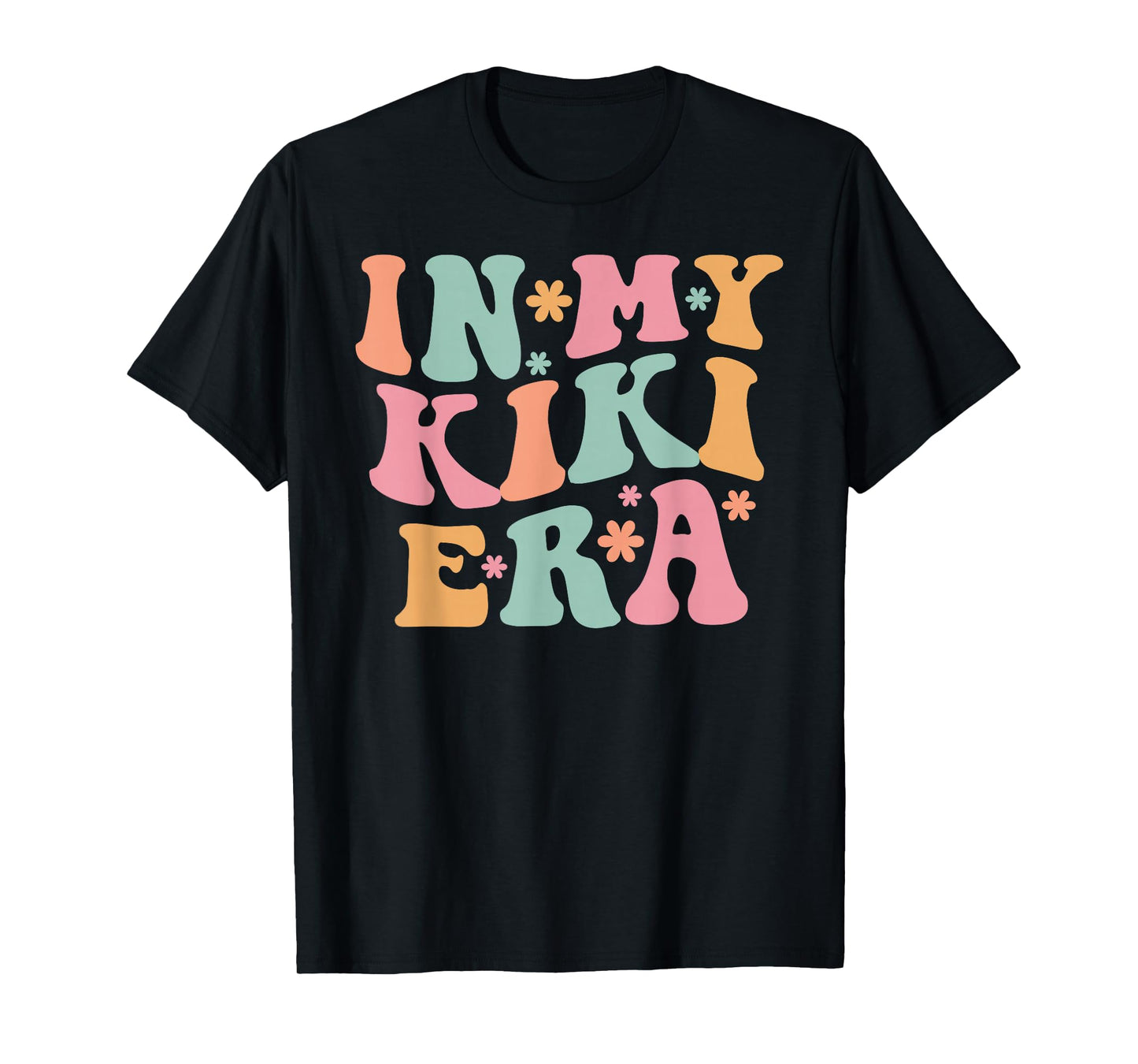 Retro Groovy In My Kiki Era Happy Mother's Day T-Shirt