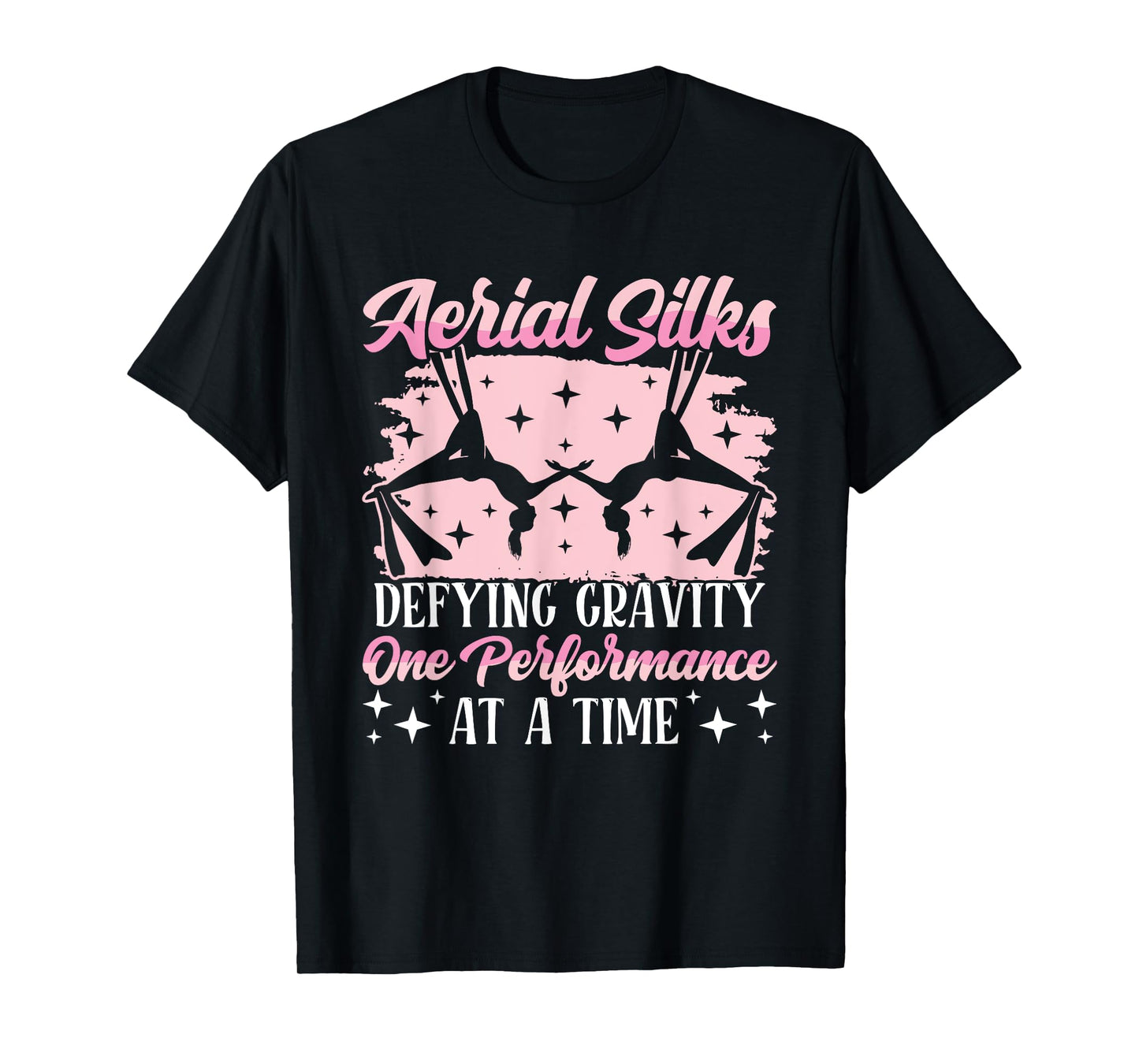 Aerial Silks yoga Defying Gravity Aerialist Aerial Silks T-Shirt