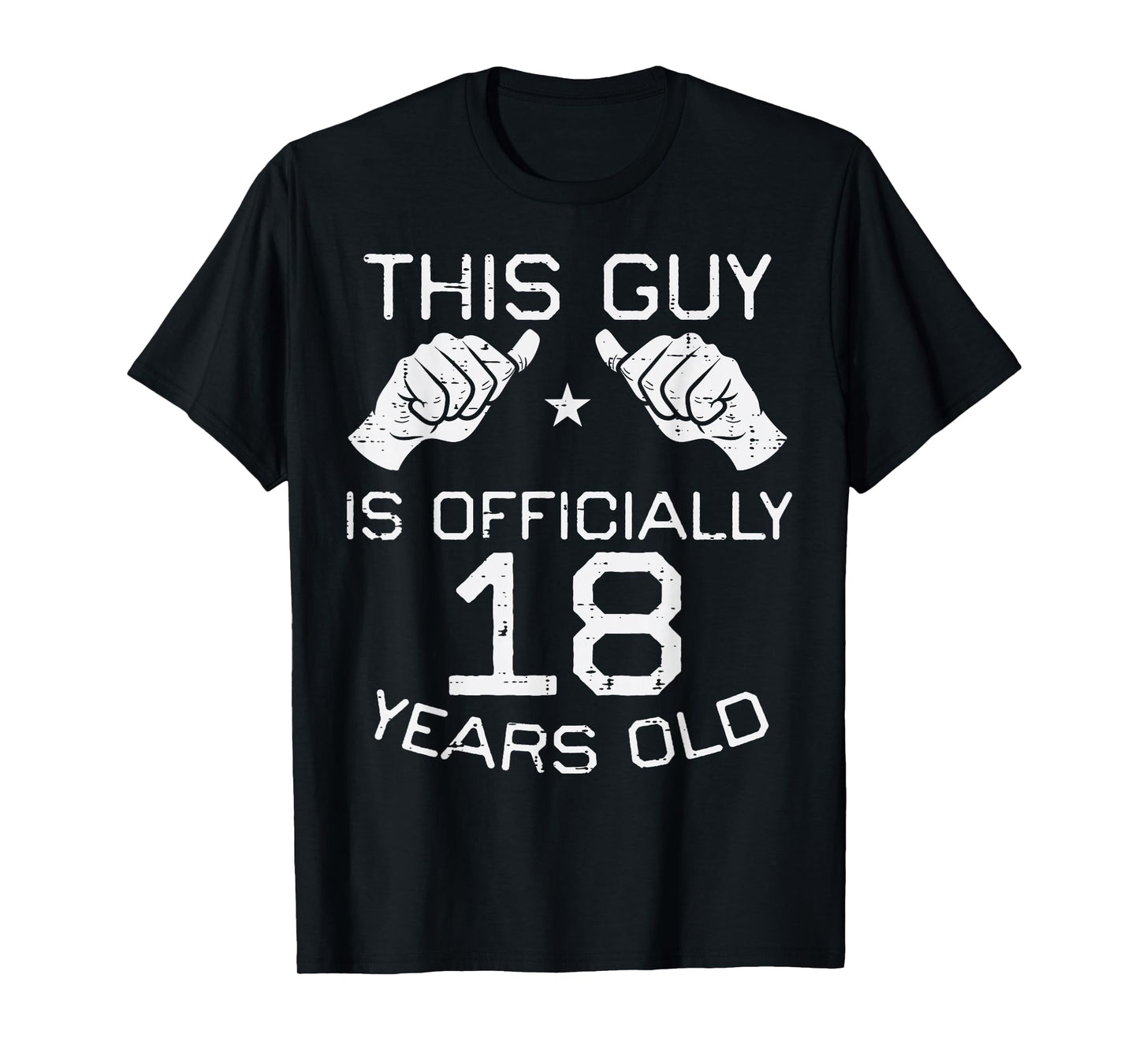 This Guy Officially 18 Years Old 18th Birthday Men Boys T-Shirt