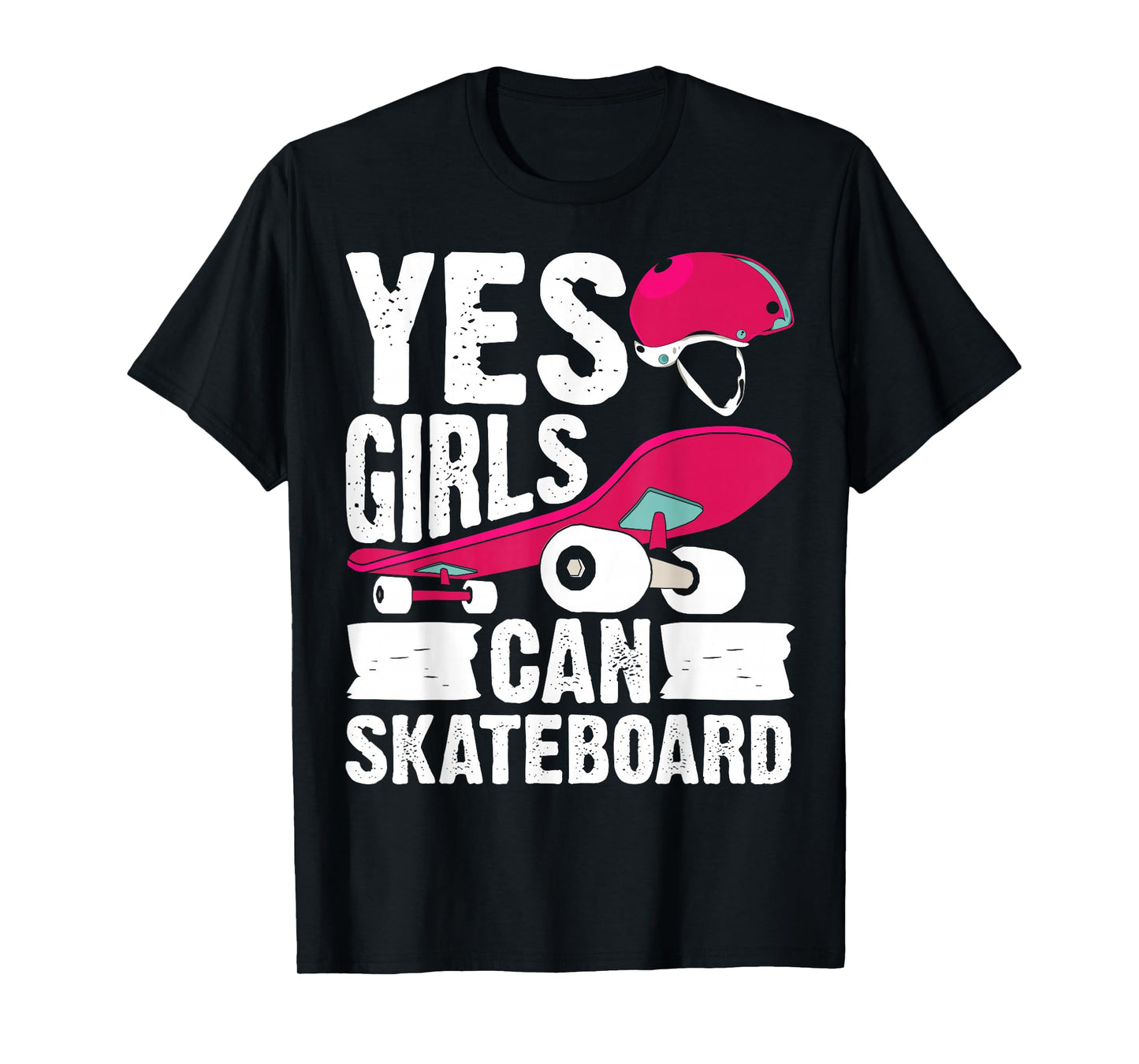 Skateboarding Design for Girls Women Skateboard Skateboarder T-Shirt