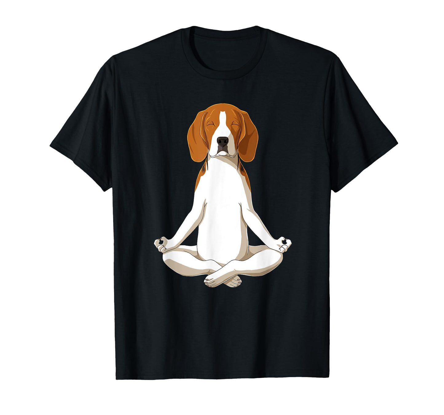 Yoga Dog Beagle Men Women T-Shirt