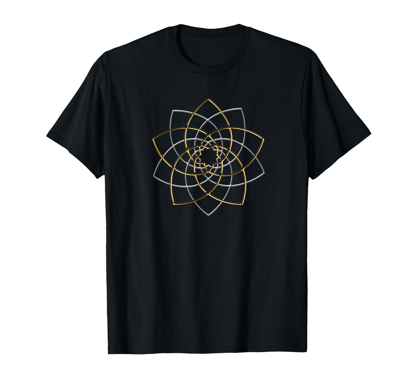 Venus flower, golden ratio, spirituality, yoga, space T-Shirt