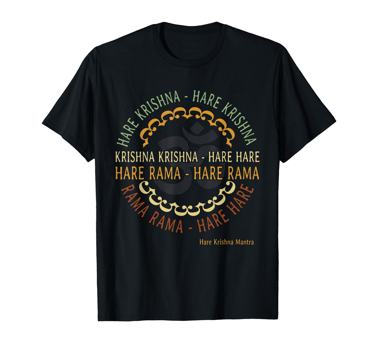 Hare Krishna Shirt Spiritual Hare Krishna Mantra T-Shirt
