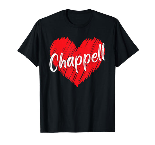 Chappell Personalized Name I Love Chappell Heart Vintage T-Shirt