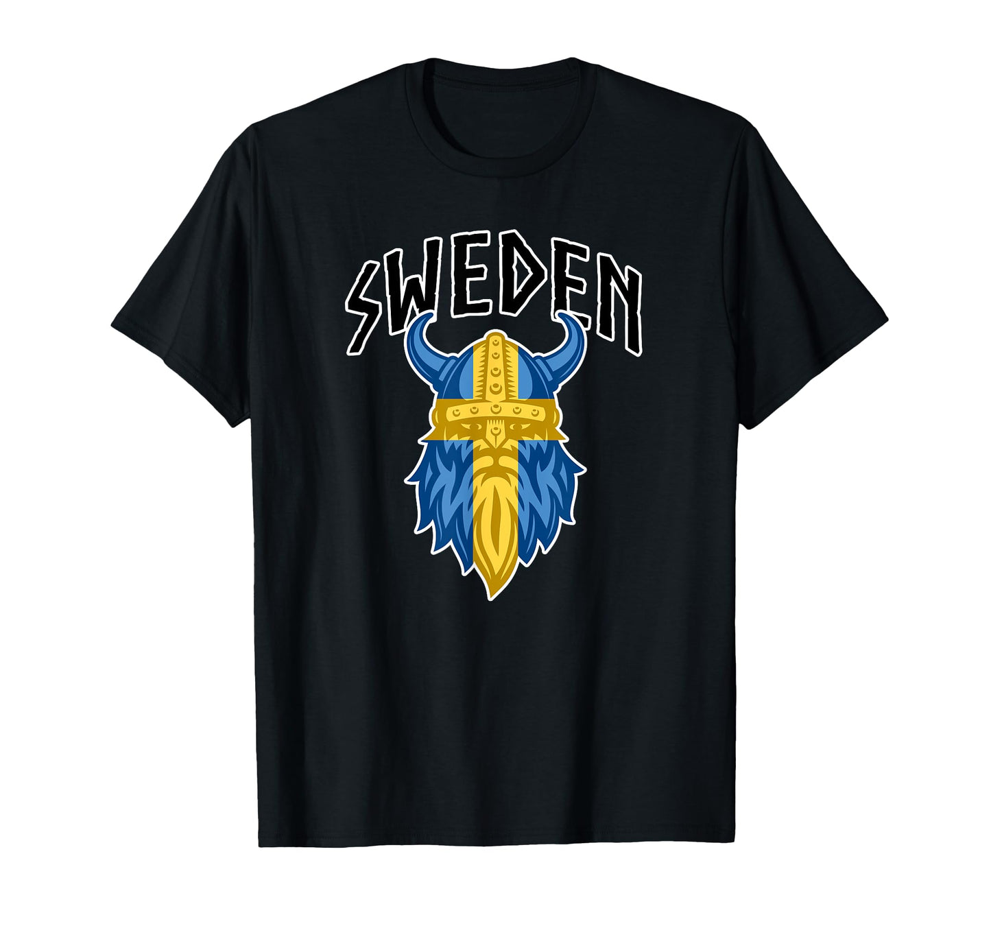 Sweden Swedish Sverige Flag Stockholm Scandinavia Nordic T-Shirt