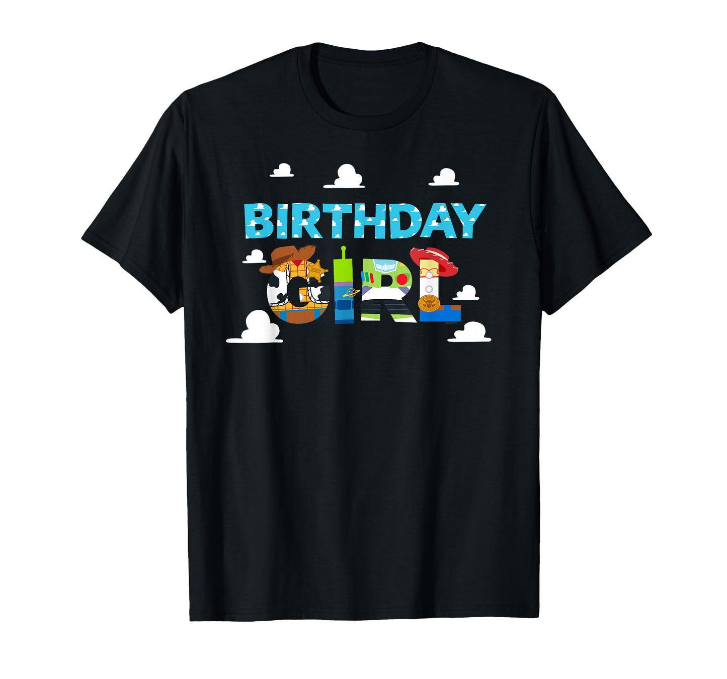Disney and Pixar’s Toy Story Clouds Birthday Girl T-Shirt