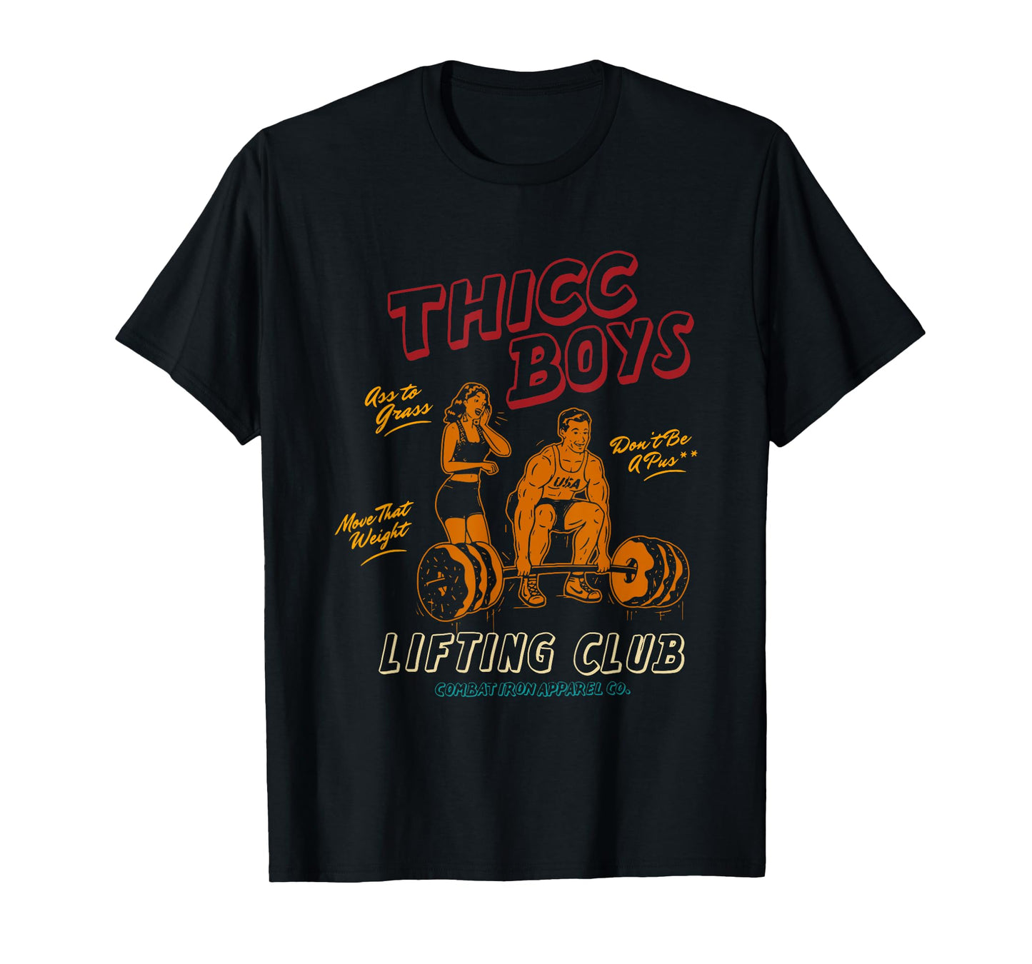 Thicc Boys Work-out Club T-Shirt