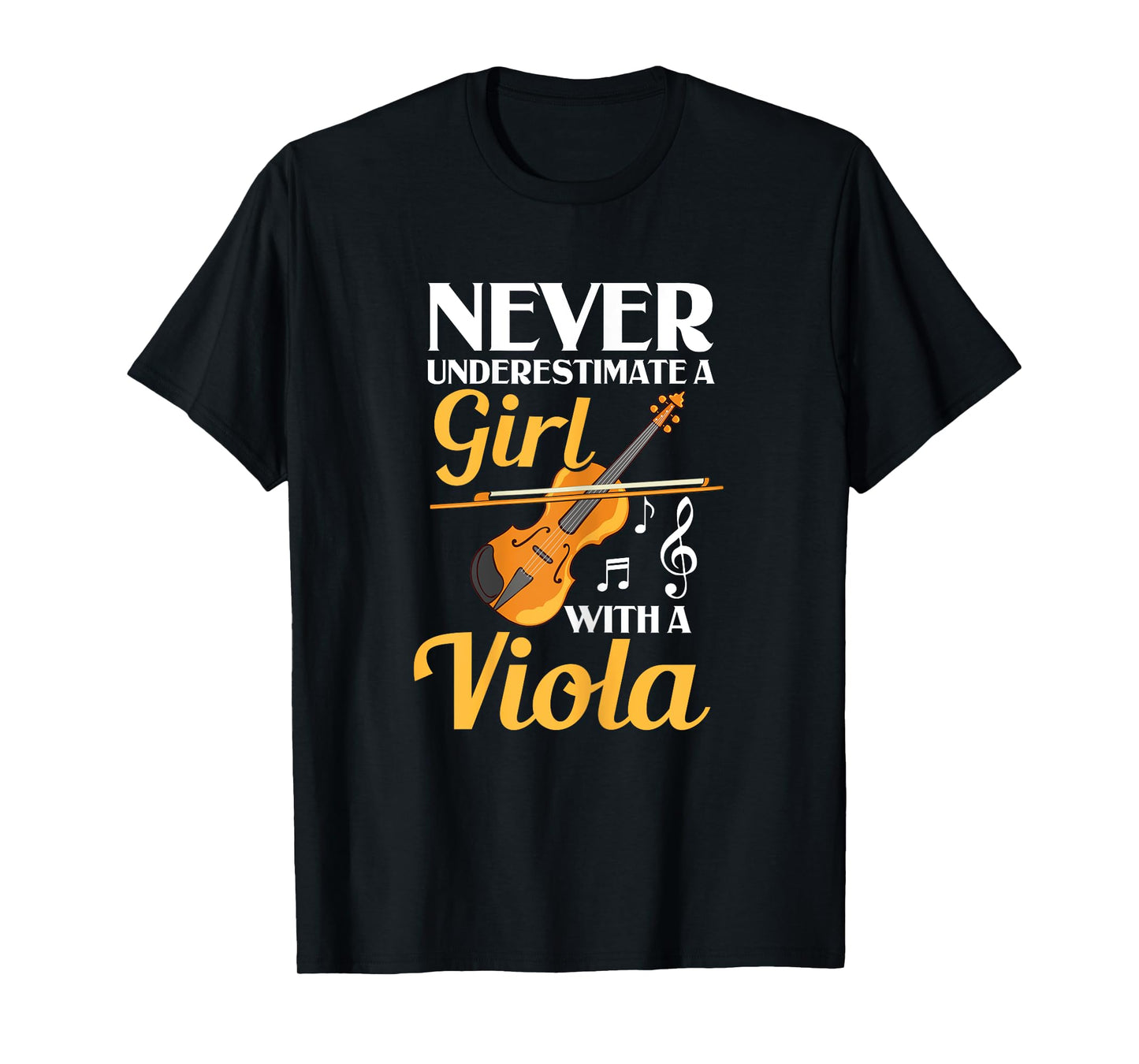 Viola Instrument Music Notes Player Lesson Beginner T-Shirt
