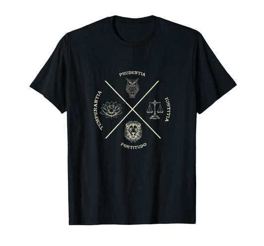 4 Virtues - Stoicism T-Shirt