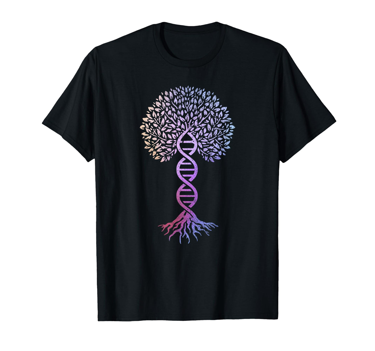 Tree Of Life DNA Science Genetics Earth Day Genealogy T-Shirt