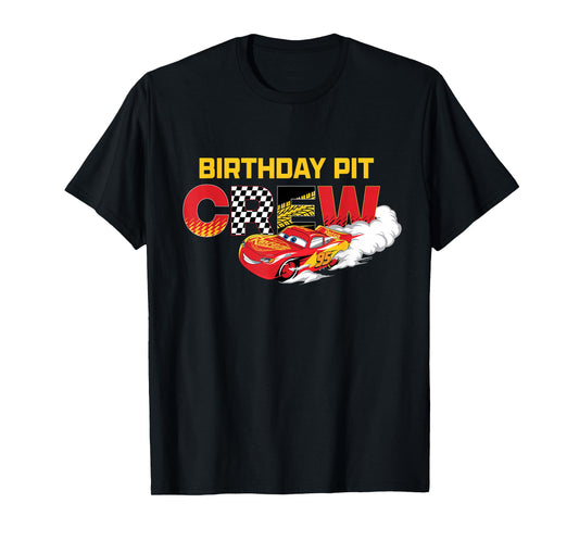 Disney & Pixar's Cars Birthday Pit Crew Lightning McQueen T-Shirt