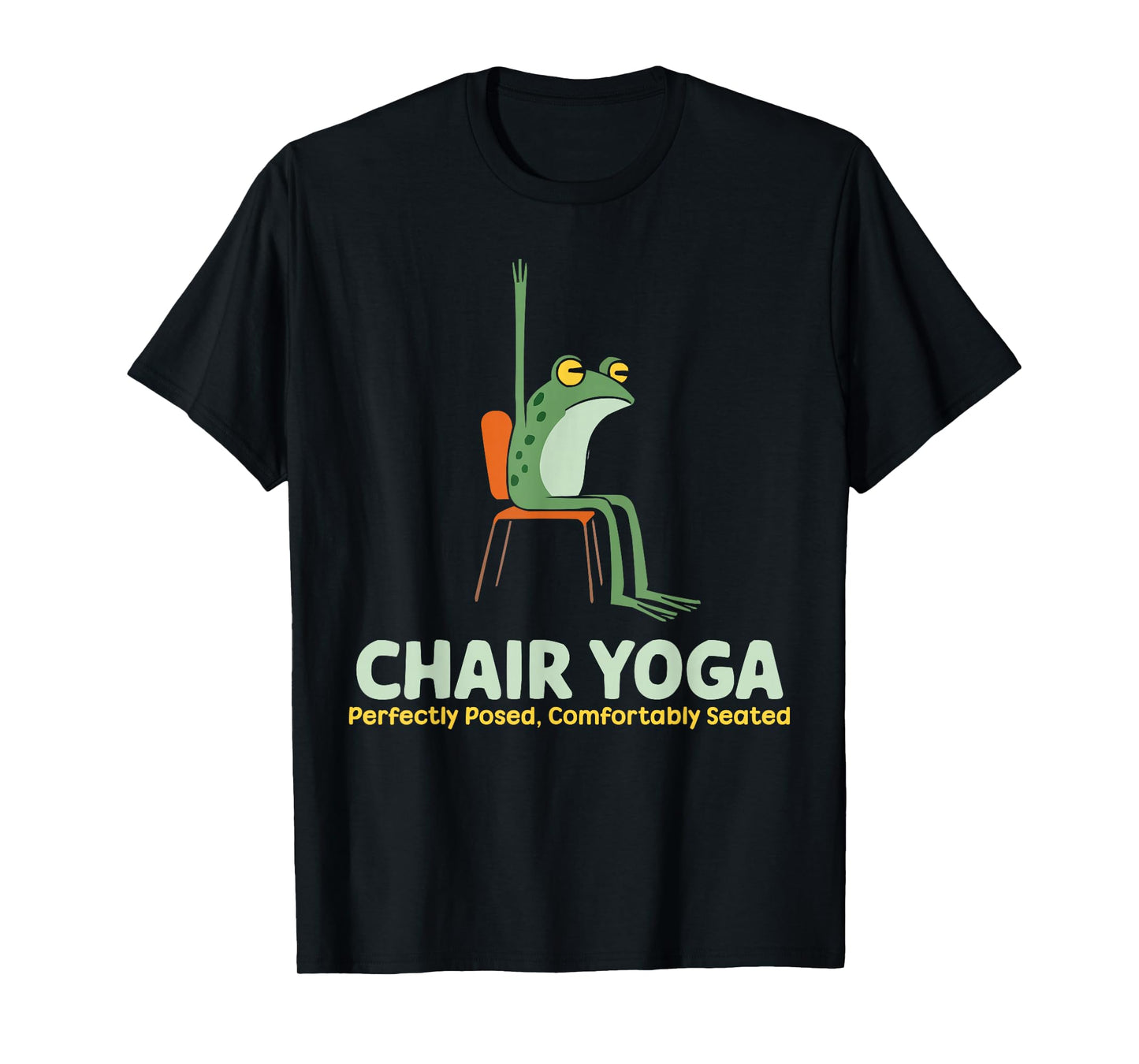 Chair Yoga Exercise Zen Fitness Workout Yoga Instructor T-Shirt