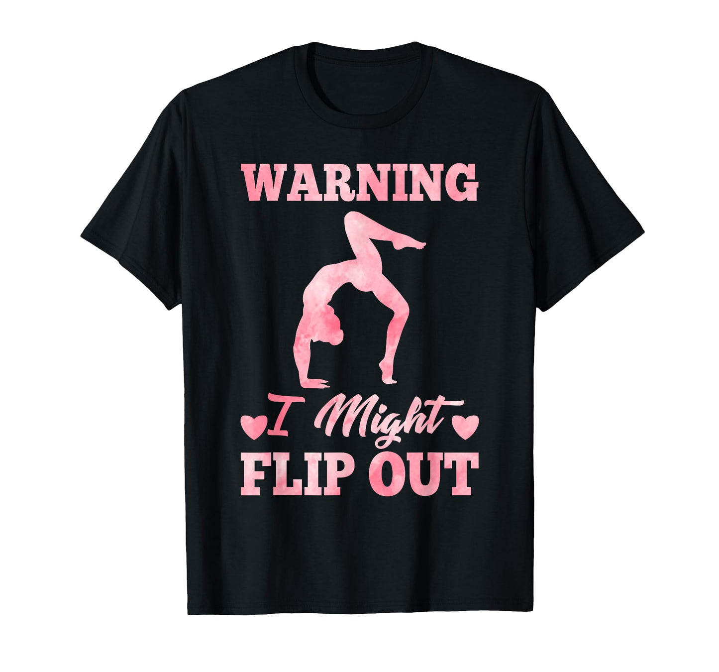 Cute Gymnastics Art for Girls Kids Women Tumbling Gymnast T-Shirt