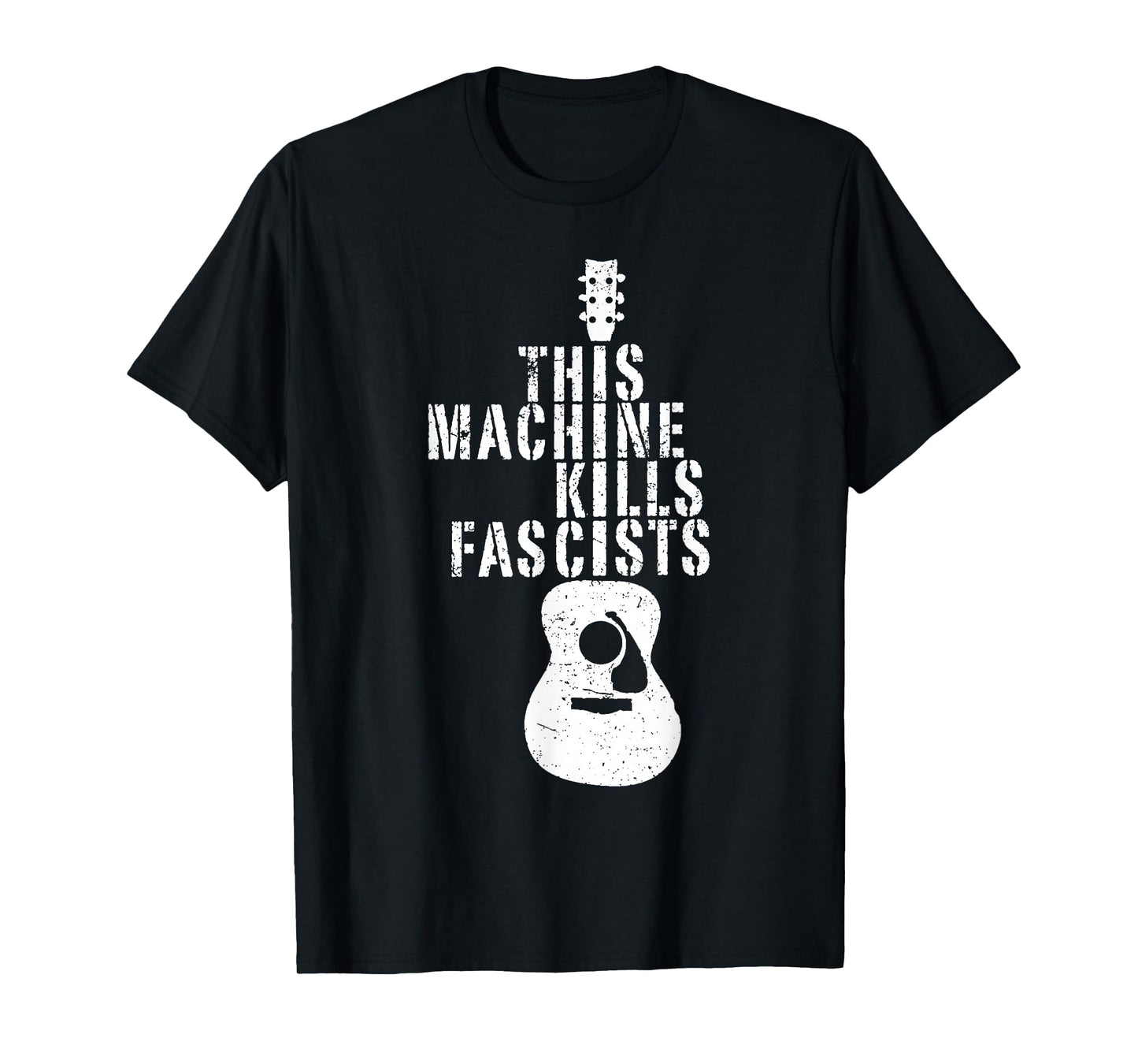 Vintage Funny This Machine Kills Fascists For Music Lover T-Shirt