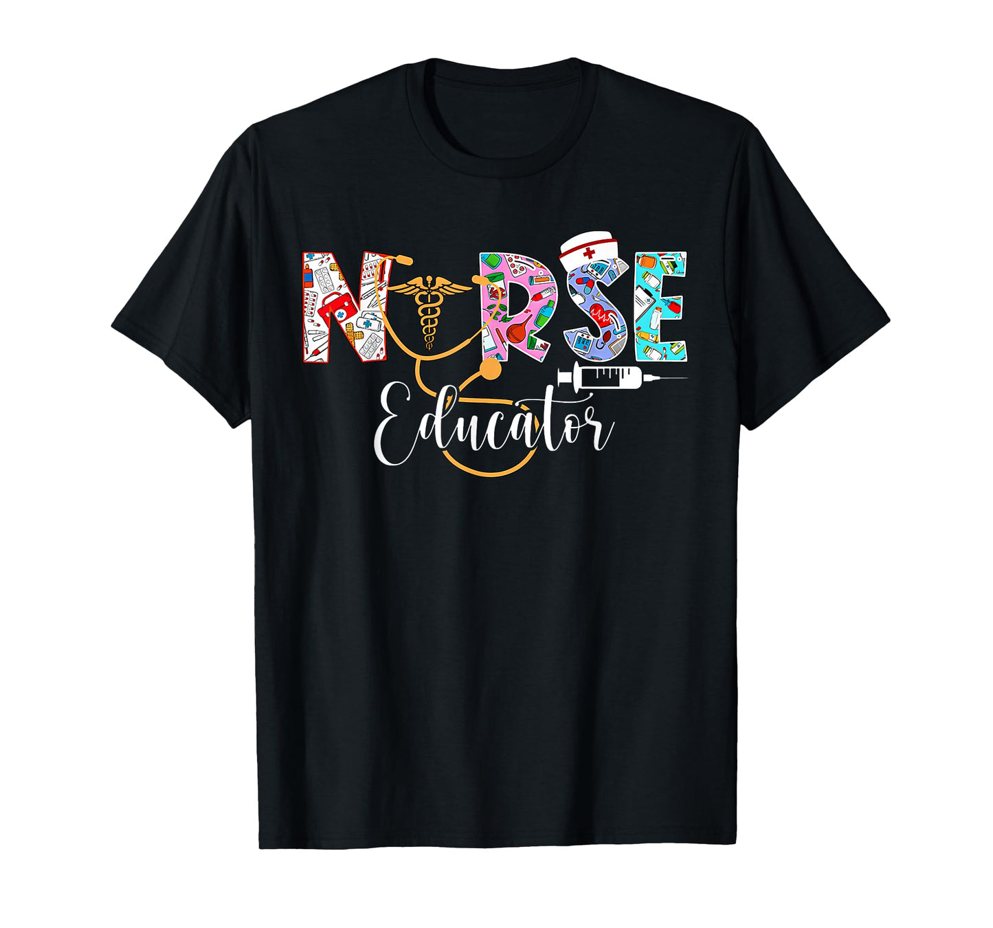 Nurse Educator Nursing School Instructor Stethoscope Nurse T-Shirt