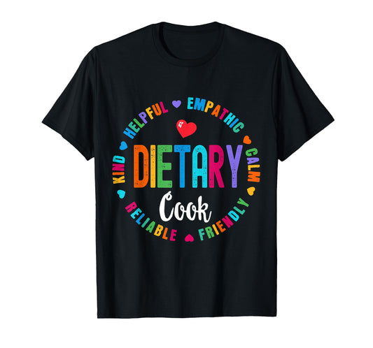 Dietary Cook Appreciation Week healthcare Dietitian Squad T-Shirt