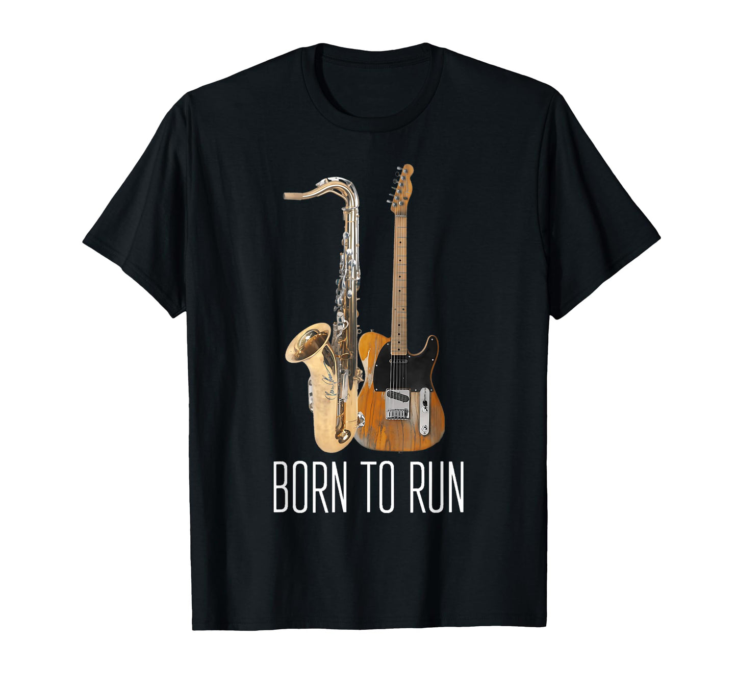 31 Born To Run Saxophone Vintage Music Amp Guitar Active T-Shirt