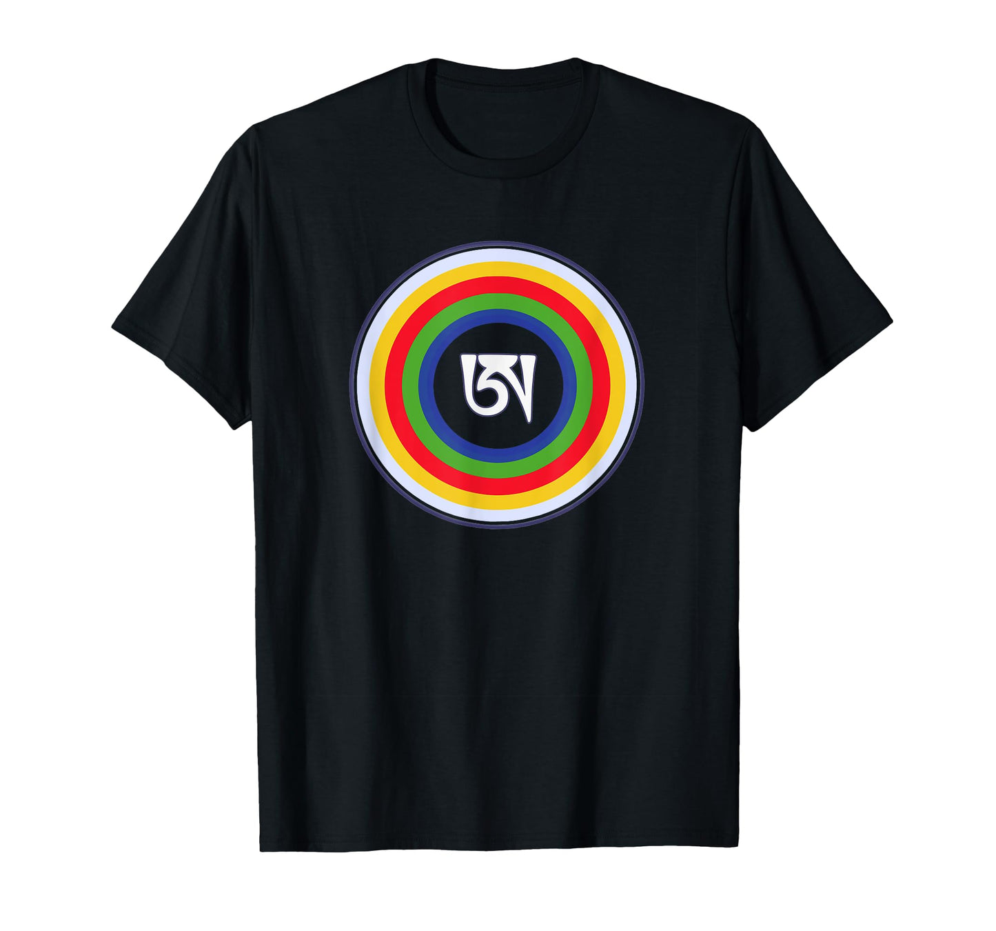 Dzogchen Tibetan Letter A Symbol Buddhism Meditation T-Shirt