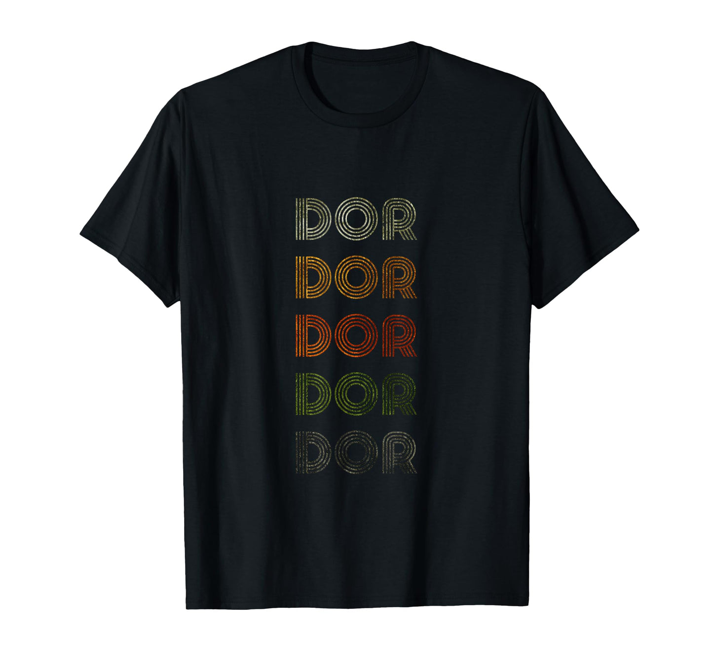 Love Heart Dor Tee Grunge Vintage Style Black Dor T-Shirt