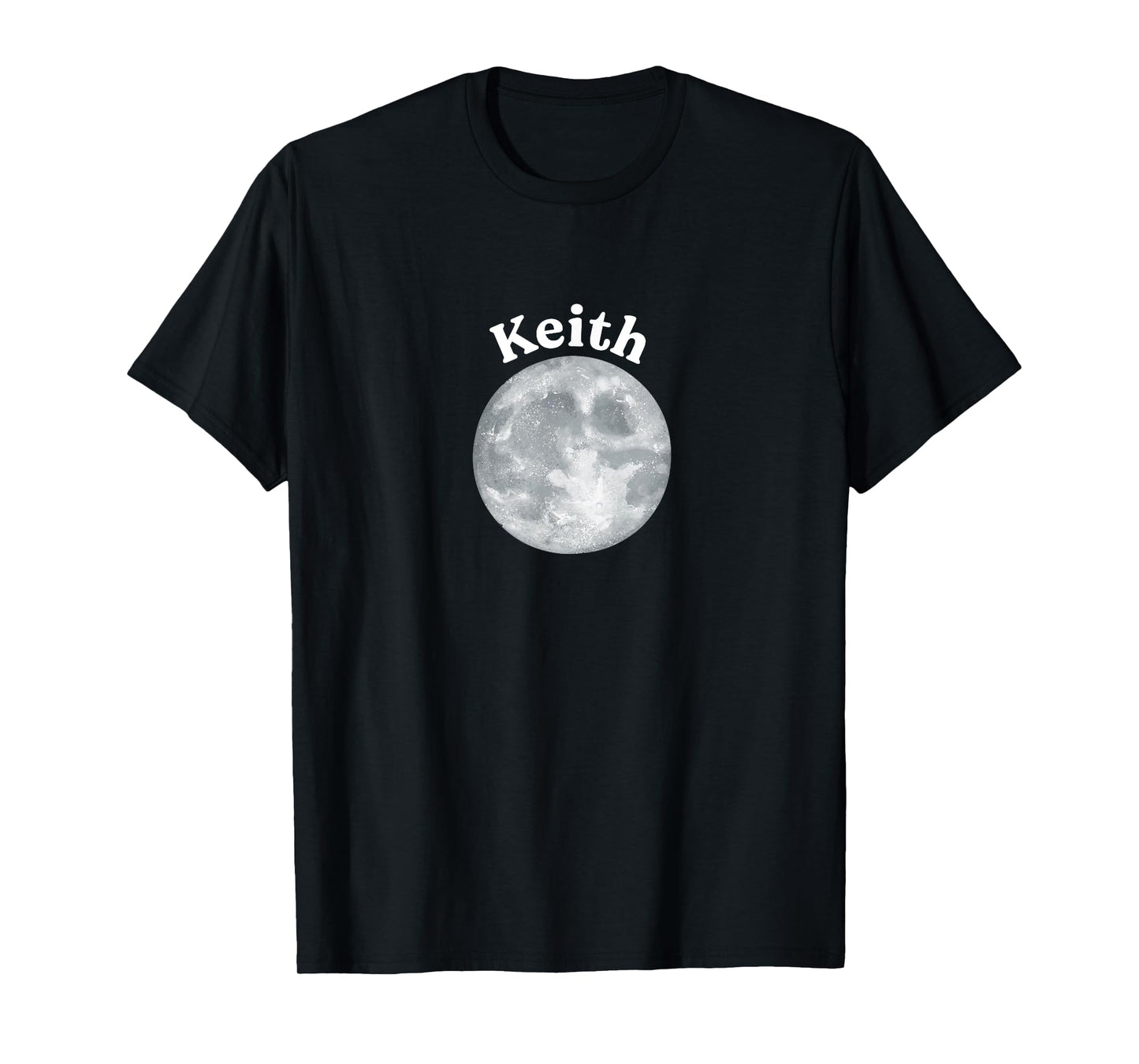 Keith (with a picture of a moon) T-Shirt