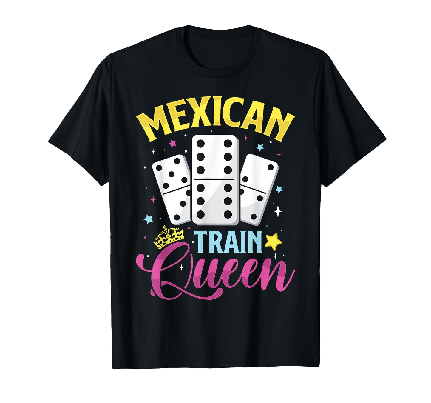 Mexican Train Master Domino Player Dominoes Lover Tile Game T-Shirt