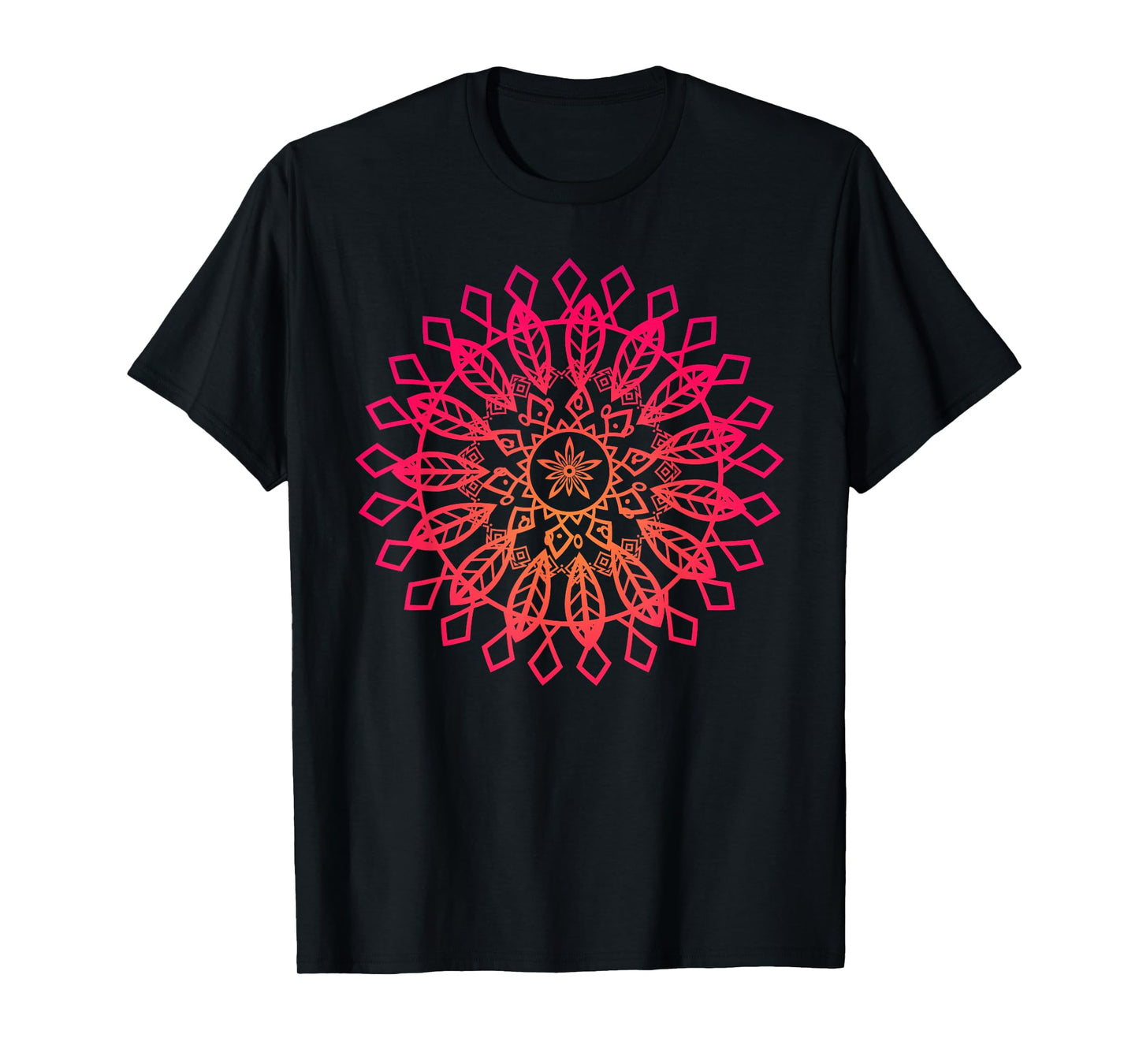Sacred Geometry Mandala Design Art Lover Spiritual Graphic T-Shirt