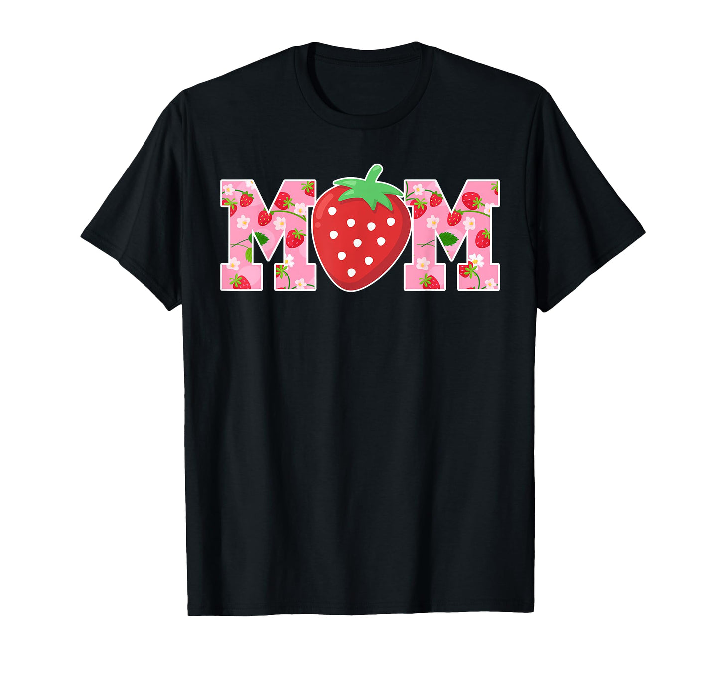Mom Of The Berry Sweet Birthday Strawberry Girls Family T-Shirt