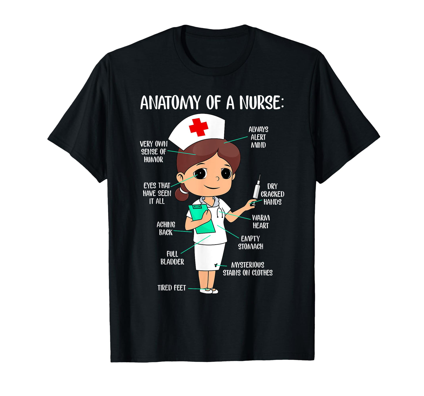 The anatomy of a nurse T-Shirt