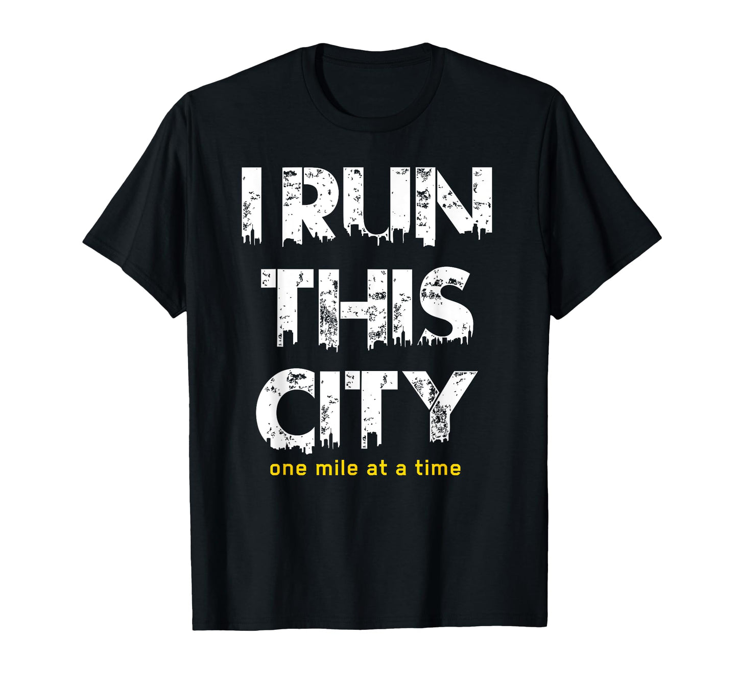 Running Shirt I Run This City One Mile At A Time Men Women