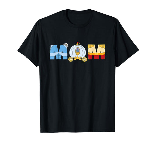 Disney Cinderella Letters Mother’s Day Birthday Best Mom T-Shirt