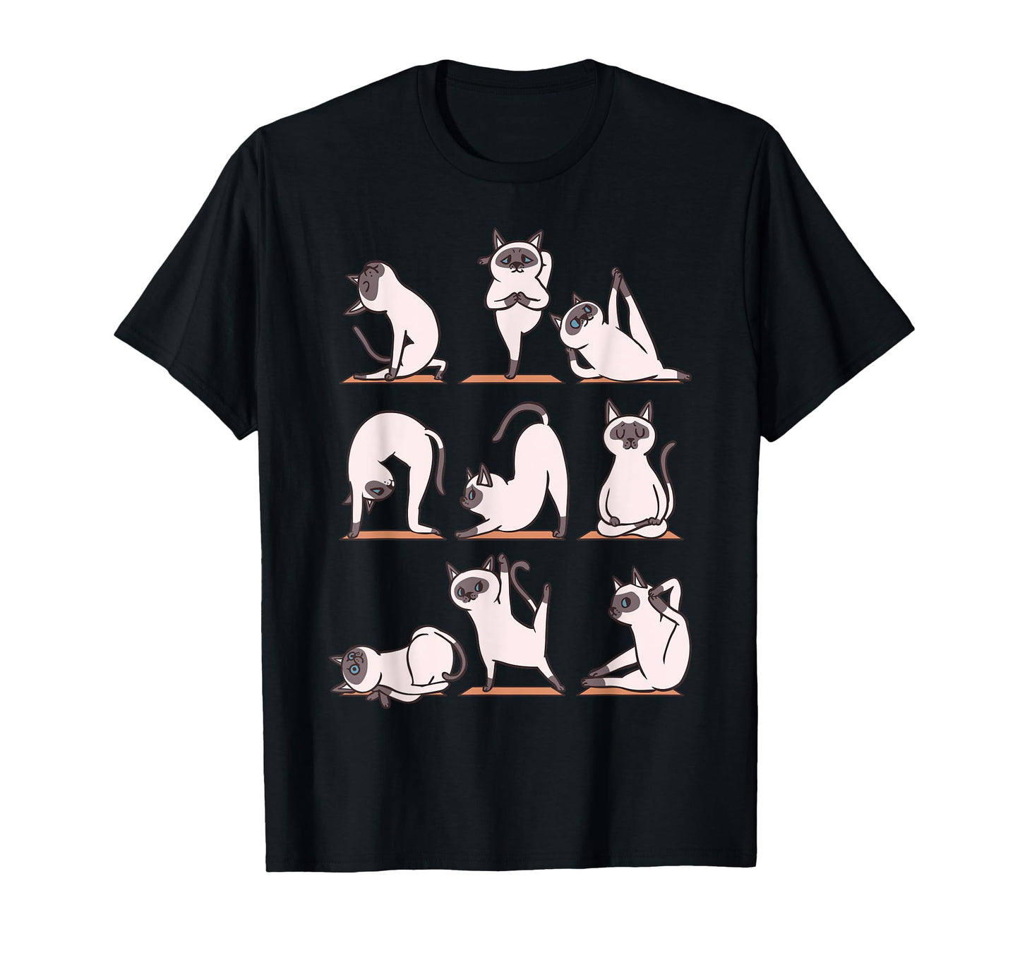Siamese Cat Yoga T-Shirt