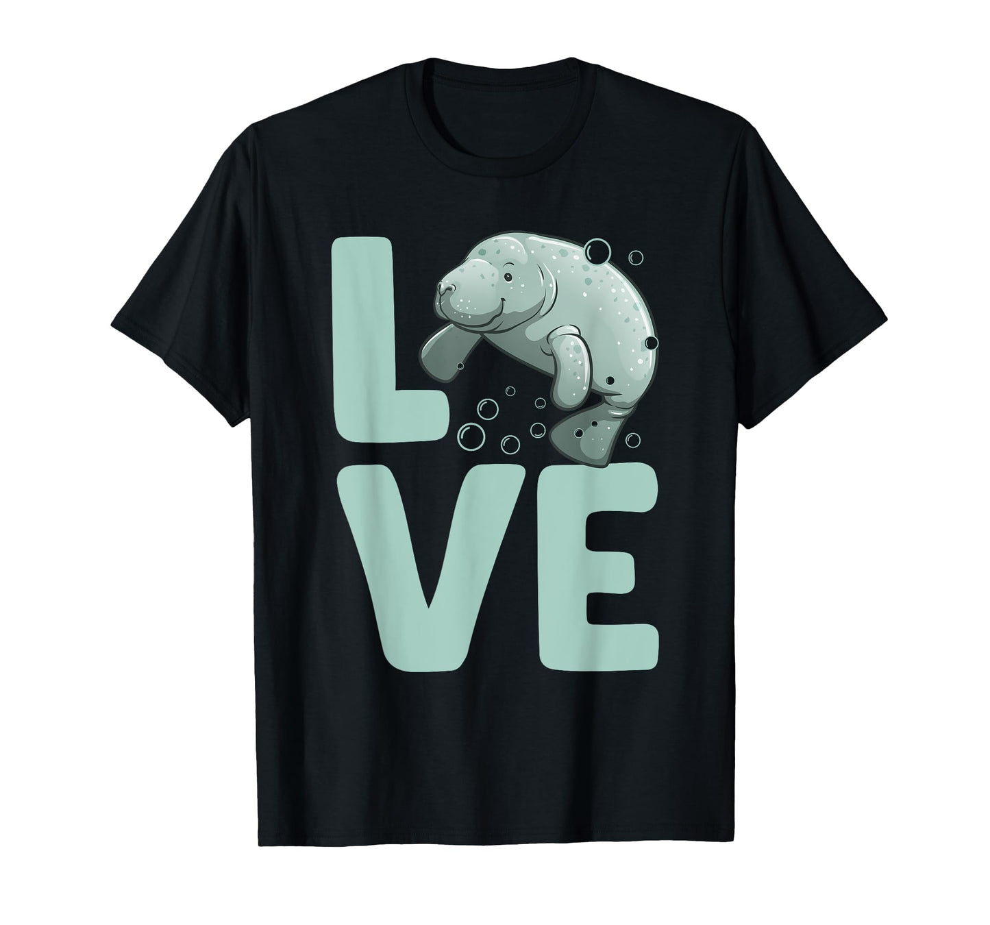 Funny Manatee Design For Men Women Kids Dugong Manatee Lover T-Shirt