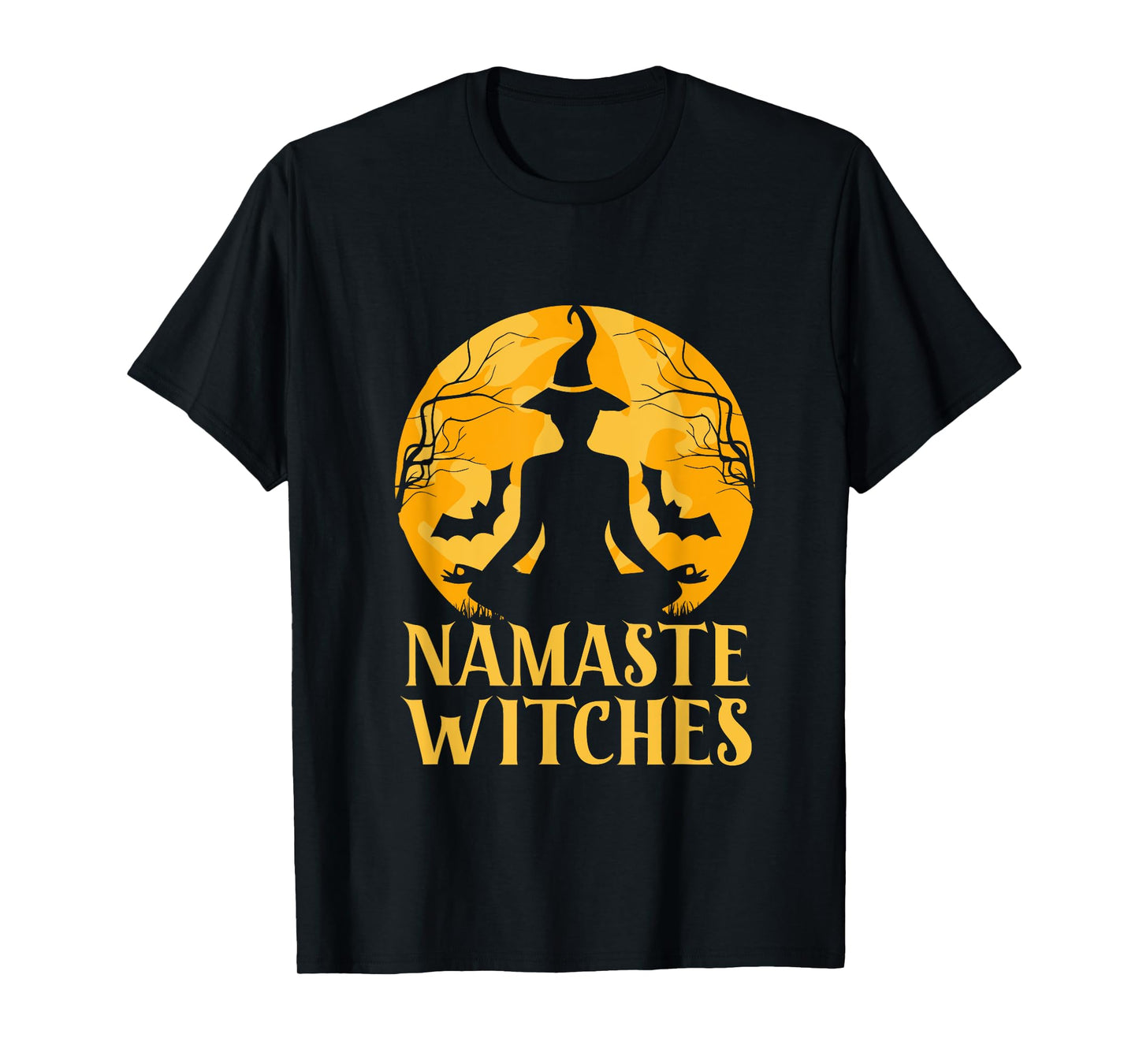 Namaste Witches Halloween Yoga Lover T-Shirt