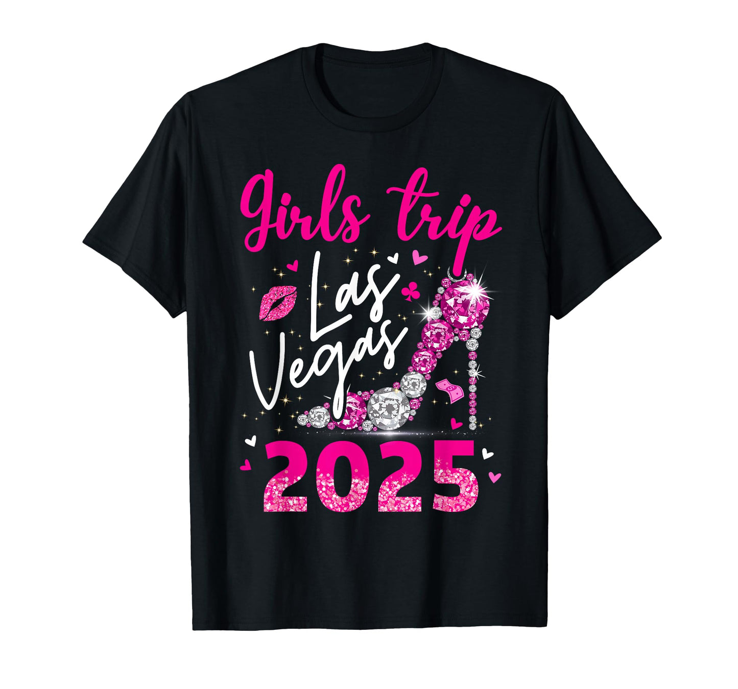 Las Vegas Girls Trip 2025 Girls Weekend Party Friend Match T-Shirt