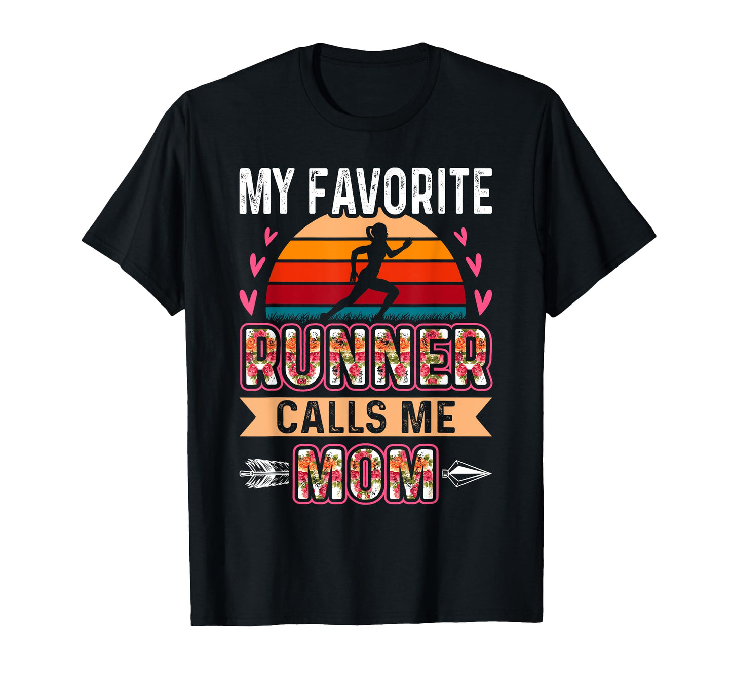 My Favorite Cross Country Runner Calls Me Mom Funny T-Shirt