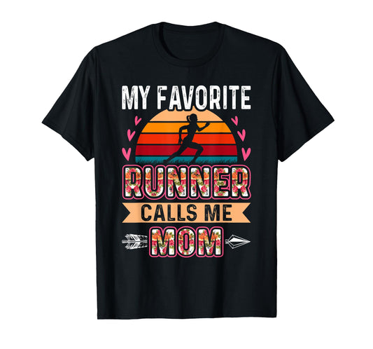 My Favorite Cross Country Runner Calls Me Mom Funny T-Shirt
