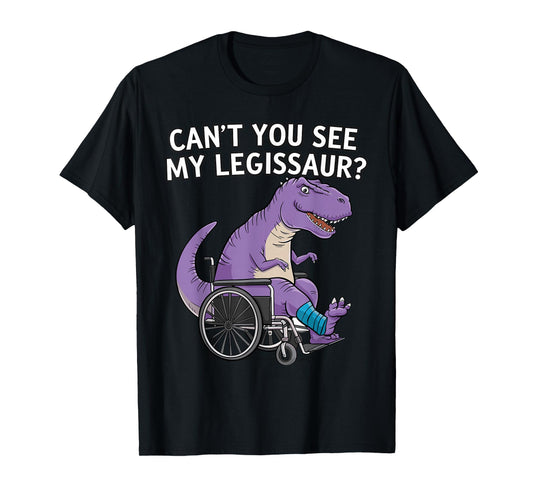 Cool Broken Leg Design for Men Boys Kids Broken Foot Ankle T-Shirt