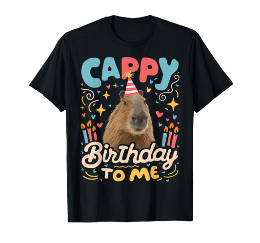 Cappy Birthday To Me Capy Birthday T-Shirt